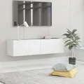 TV Cabinet White 120x30x30 cm Chipboard
