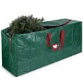 Artificial Christmas Tree Storage Bag, Stores Trees up to 165CM Tall, Can Also Store Christmas Inflatables; Green