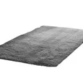 Designer Shaggy Floor Confetti Rug 200x230cm - Grey