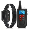 Dog Training Collar No Shock, 3300ft Range Vibrating Dog Collar, IPX7 Waterproof Dog Training Collar with Remote