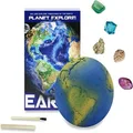 Solar System Earth 5 Gems Rock Mining Gemstone Digging Kit for Kids Planet Explore Mega Stone to Unearth