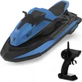 2.4Ghz High Speed RC Racing Boats for Pools and Lakes, Dual Motors, Low Battery Alarm, Speed Switch, Watercraft Toy for Kids