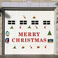 Christmas Snowman Magnetic Garage Door Sticker Festive Home Decor Car Fridge Sticker