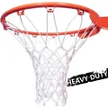 Basketball Net Replacement Heavy Duty Net in All Weather for Indoor and Outdoor - 12 Loops Rim (White)