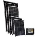 12V 160W Solar Panel Kit + 10A Controller Mono Power Camping Charge USB