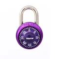 Combination Lock for Gym and School Locker, Purple