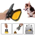 Animal Waste Catcher, Portable Pet Dispenser, Foldable Poop Catcher, Clean with Unzip Bags
