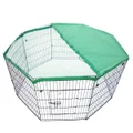 Pet Playpen Foldable Dog Cage 8 Panel 42 inches with Cover