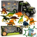 Dinosaur Truck Carrier Toy with 15 Dinosaur for Boys and Girls Ages 3,4,5, Years