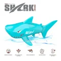2022 Newest 2.4G Remote Control Shark Boat Simulation Toy Swimming Pool Bathroom Baby Bath Toy Shark Waterproof Color Blue