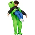 Inflatable Christmas Alien Costume Blow Up Suit Cosplay Costume Christmas Party All sizes fit
