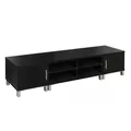 TV Stand Entertainment Unit Lowline Cabinet Drawer - Black