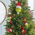 The Christmas Tree Grinch Decorations in a Cinch Tree Topper Set, 8 Inch