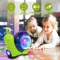 Walking Tummy Time Snail Toy for Babies Dancing Early Learning Educational Toys (Green)