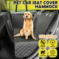 Pet Dog Car Seat Cover Cat Hammock Back Blanket Beach Mat Rear Bench Protector Waterproof Non Slip Storage Pocket