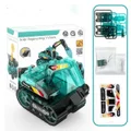 Solar Model STEM Construction Building Toys Solar Electric Car DIY Assembly Truck Engineering Vehicle Gifts Age 8+