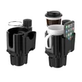 Car Cup Holder Expander Adjustable Cup Holder Organizer Adapter 2in1 with Rubber Tabs Cup Holder