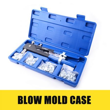 106pcs Nut Rivet Riveter Rivnut Nutsert Gun Riveting Kit Threaded Mandrels M3-M8