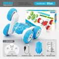 Newest Remote Control Car Rollover Stunt Car, Dual Sided off-Road Charging, Electric Racing Children'S Toy Boy Color Blue
