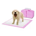 400 Pcs Puppy Pet Indoor Toilet Training Pads - Pink