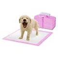 100 Pcs Puppy Pet Indoor Toilet Training Pads - Pink