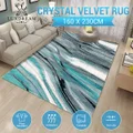 Area Rug Large Floor Carpet Mat Non Slip Living Room Bedroom Nursery Office Abstract Line Style Washable 160x230cm