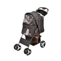 PaWz 4 Wheels Pet Stroller Dog Cat Cage Puppy Pushchair Travel Walk Carrier Pram
