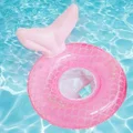 Swimming Float Inflatable Baby Swim Ring with Seat for Infant/Toddler 6-36 Months,Children Waist Float Ring(Pink)