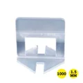 1000x 1.5MM Tile Leveling System Clips Levelling Spacer Tiling Tool Floor Wall
