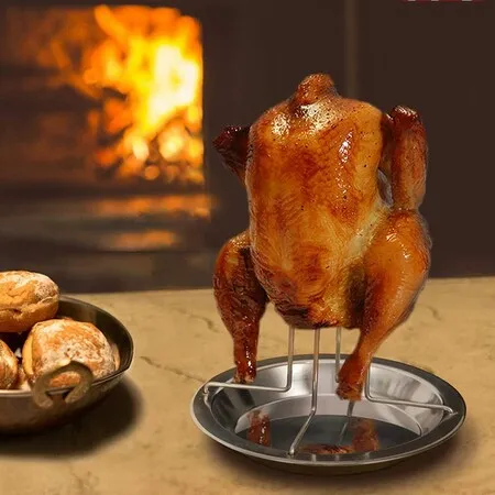 Portable Duck Holder BBQ Chicken Rack, Chicken Holder