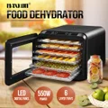 Maxkon Food Dehydrator Fruit Vegetable Meat Dryer Maker Machine 6 Trays and Timer