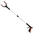 2023 Upgrade Grabber Reacher Tool,360°Rotating Head,Wide Jaw,32" Foldable,Lightweight Trash Claw Grabbers for Elderly,Reaching Tool for Trash Pick Up Stick,Litter Picker,Arm Extension (Orange)