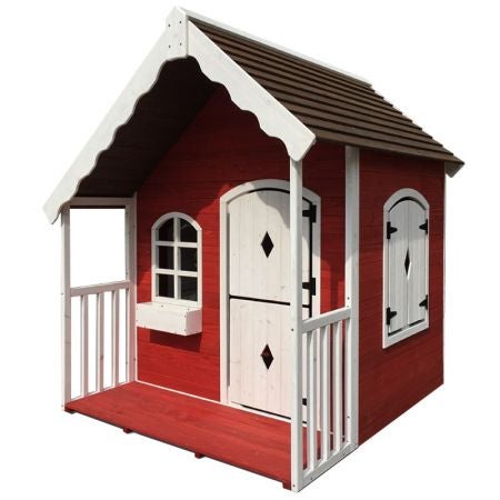 Wooden Cottage Kids Playset Outdoor Cubby House