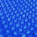 Floating Round PE Solar Pool Film 381 cm Blue