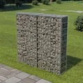 Gabion Wall Galvanised Steel with Covers