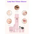 4 in1 Electric Shaver Lady Rechargeable Razor Epilator Eyebrow Nose Trimmer Hair Trimer