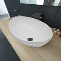 vidaXL Luxury Ceramic Basin White 40 x 33 cm