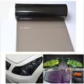 30X100cm Auto Car Light Headlight Taillight Tint styling Waterproof Sticker Black