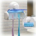 LUD 5 Set Home Bathroom Toothbrush SpinBrush Suction Holder