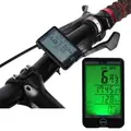 Wireless Touch Button Bike Computer LCD Backlight Bicycle Computer Speedometer Odometer
