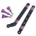 CNC Aluminum Alloy Extension Arms Mount Screw for Gopro HD Hero2 Hero3 3+ Purple