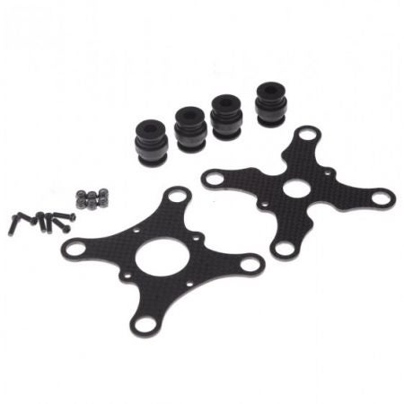 Carbon Fiber Anti Vibration Plate W/ Rubber Balls for DJI Phantom Quadcopter Gimbal GOPRO Hero 2 3 FPV