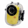 1080p HD Sport Helmet Outdoor Camera Underwater 30m Mini DV Car Camcorder - Yellow