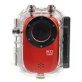 5MP CMOS 1080P HD 140 Degree 30m Waterproof Sports Cycling Diving DVR w/ HDMI / TF - Red