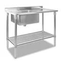 Stainless Steel Sink Bench 100x60cm