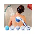 Bath Spin SPA Massage Electric Shower Brush 5 in 1 Cleaning System Long-handled