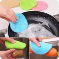 5PCS Magic Silicone Dish Bowl Cleaning Brushes Random Color