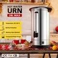 Maxkon 28L Stainless Steel Hot Water Urn 2500W Electric Hot Beverage Dispenser with Boil Dry Protection