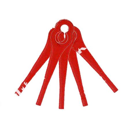 Kuller Replacement Plastic Blade - for Cordless Grass Trimmer Lawn Cutter, 10pcs