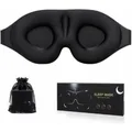 Sleep Eye Mask for Men Women, 3D Contoured Cup Sleeping Mask & Blindfold, Concave Molded Night Sleep Mask, for Travel Yoga Nap